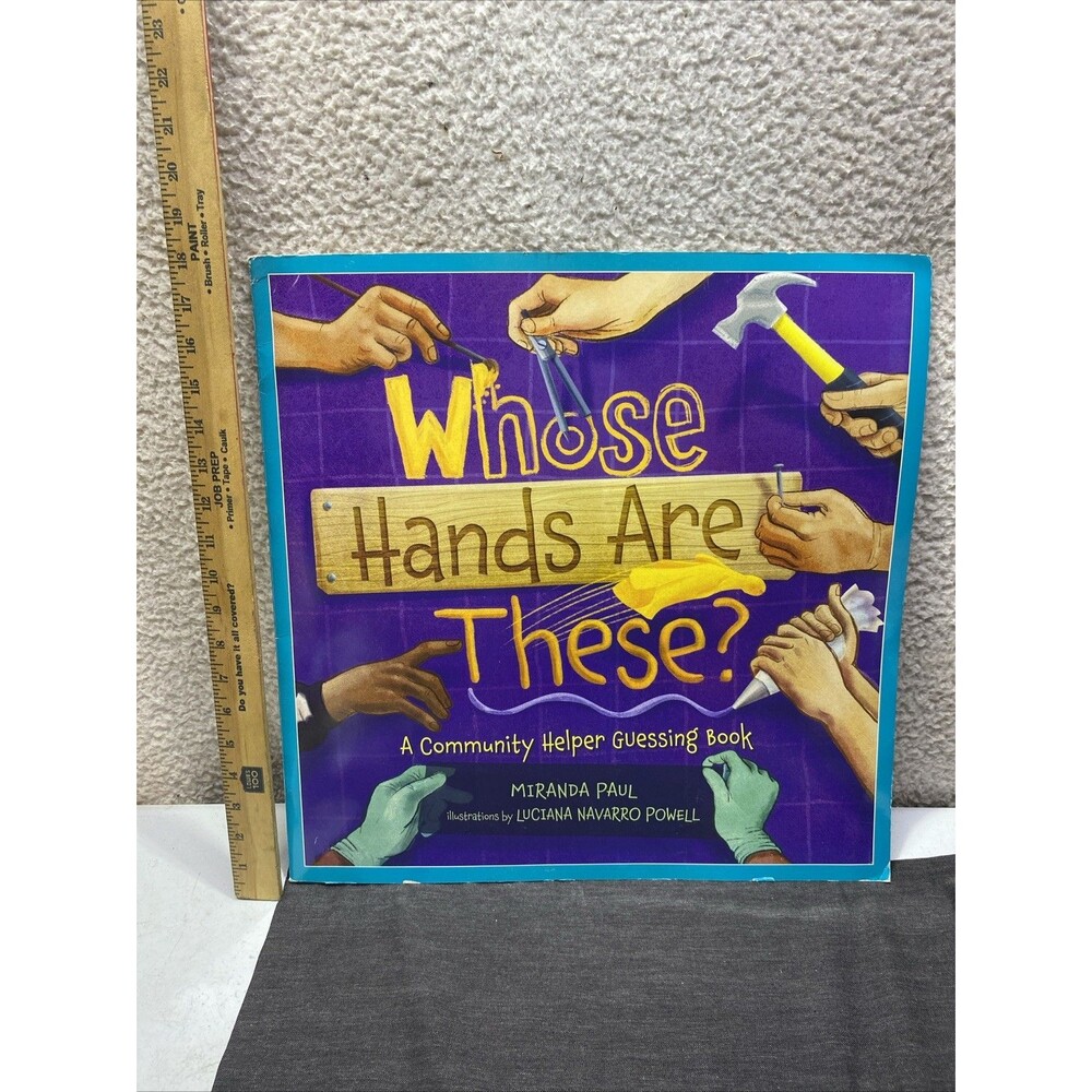 Whose Hands Are These? : A Community Helper Guessing Book Miranda Jumbo Book